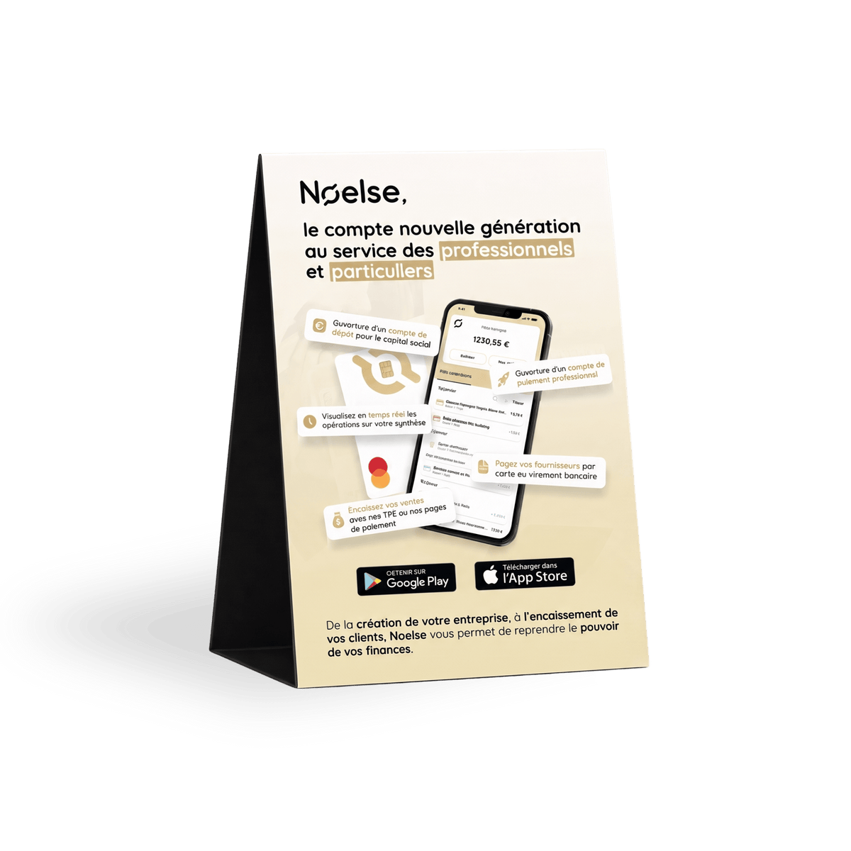Chevalet cartes supportées - NoelseChevalet cartes supportéesAccessoire TPENoelseNoelseChevalet cartes supportées